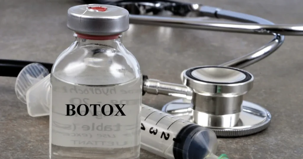 Botulinum Toxin (Botox) injection used in neurology for treating chronic migraine and muscle spasticity