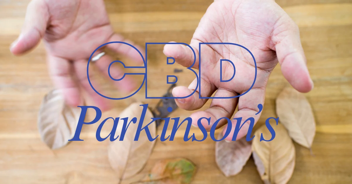 Hands showing tremors with dried leaves in the background, symbolizing Parkinson’s symptoms and treatment response and challenges related to fainting.