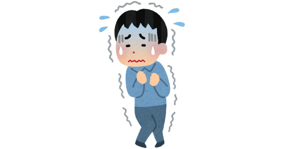 Illustration of a person shaking uncontrollably, representing jerky movements caused by abnormal brain signals.