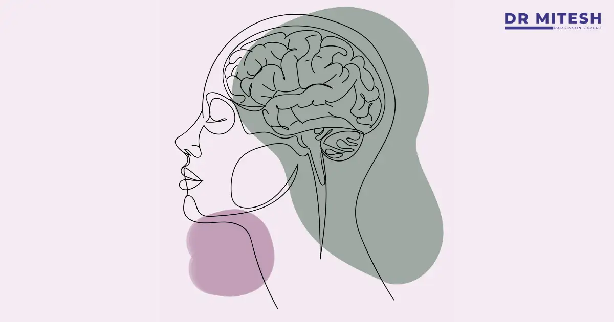 Illustration explaining whether DBS surgery painful by showing brain areas involved in deep brain stimulation