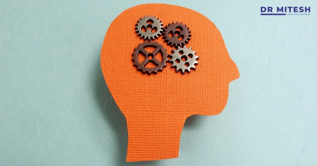 Brain scans concept showing how the brain processes information during neurological evaluation