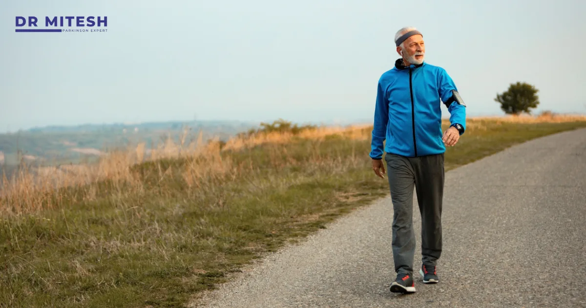 Regular walking outdoors helping improve mobility and balance in Parkinson’s disease